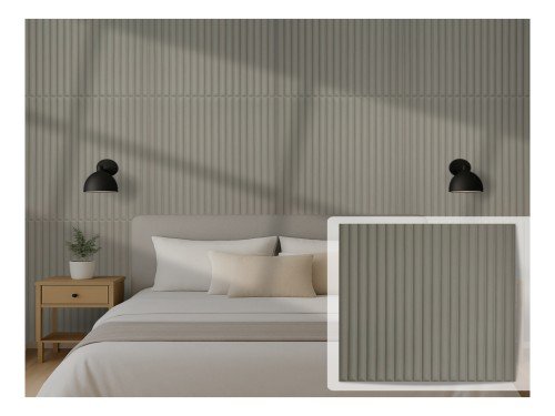 Wall panel autoadhesivo Revestimiento simil cuero 69x300cm Holzboden