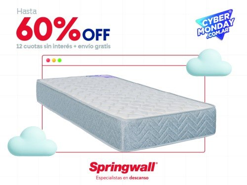 Colchon Resortes Soñador Bahamas 080x190 1 Plazas