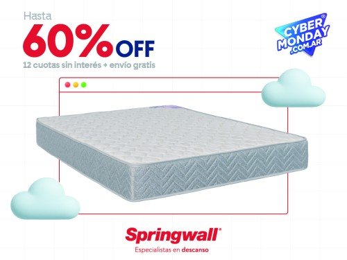 Colchon Resortes Soñador Bahamas 140x190 2 Plazas