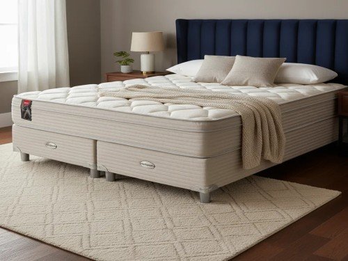 Sommier y Colchon Resortes Springwall BL 100 Europillow 160x200 Queen