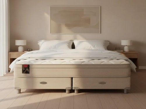 Sommier y Colchon Resortes Springwall BL 100 Europillow 160x200 Queen