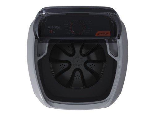 LAVARROPAS SEMIAUTOMÁTICA PREMIUM 15KG GRIS - WANKE - LWBE150T3EARS