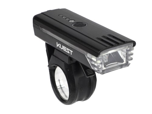Luz LED 400 lm recargable p/ bicicleta con bocina