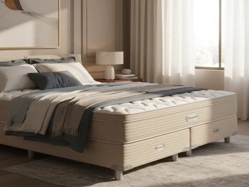 Sommier y Colchon Espuma Springwall Multix Alta Densidad 160x200 Queen