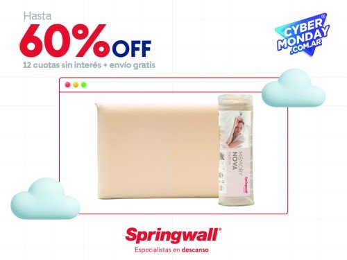 Almohada Springwall Dreams Memory Nova 060x040
