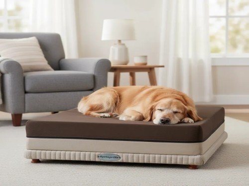 Cama Pet Bed Springwall Sommier Colchón Resortes Perro 076x100