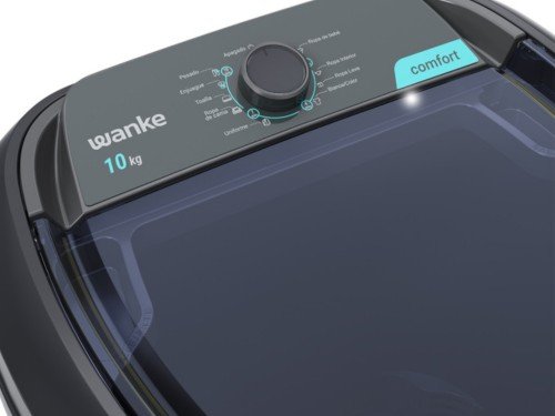 LAVARROPAS SEMIAUTOMÁTICA 10,5 KG COMFORT NEGRO WANKE LWBE105T3EAR