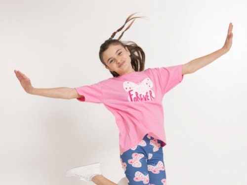 Remera Jr Butterfly de 4 a +12 años + hasta 7 cuotas ¡sin interés!
