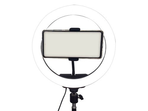Aro de luz LED con trípode para selfie
