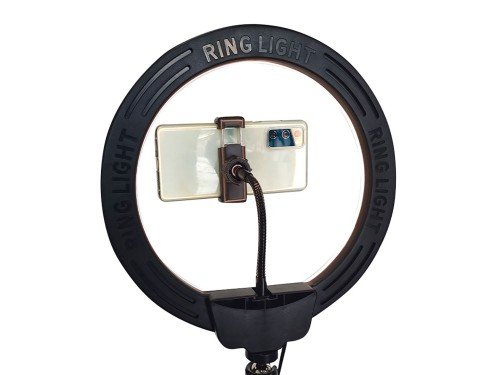 Aro de luz LED con trípode para selfie