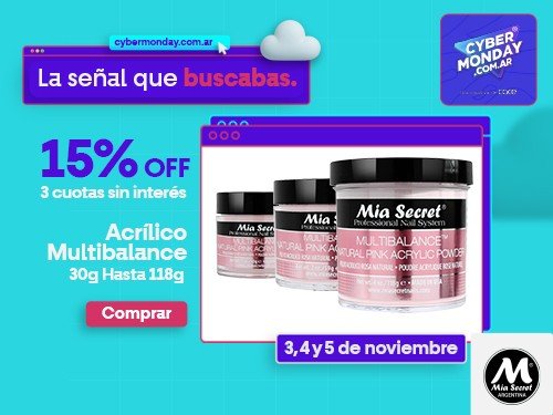 ACRÍLICO MULTIBALANCE 30g  Construye y usa el mejor tono para tus uñas