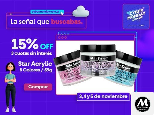 ACRÍLICO STAR 59 g Lleva las estrellas a tus uñas