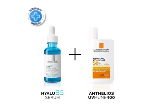 KIT HYALU B5 SERUM + ANTHELIOS FLUID INVISIBLE FPS50+ - LA ROCHE POSAY