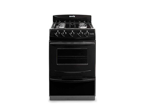 Cocina 51cm Gas Env. Black Escorial Candor S2
