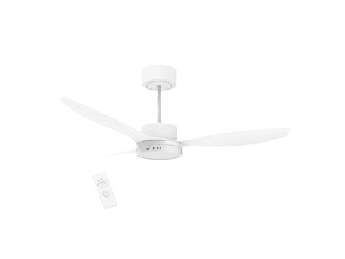 Ventilador techo Indelplas Blanco con LED y control remoto