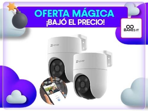 Combo X2 Cámara Ezviz domo H8C 360 Full HD Wifi exterior/interior
