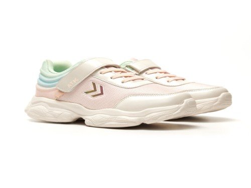 Zapatillas Deportivas Silver Nena Negro Violeta Abrojo Cordón Atomik