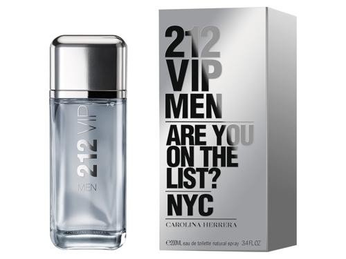 Perfume importado hombre Carolina Herrera 212 VIP MEN EDT 200ML