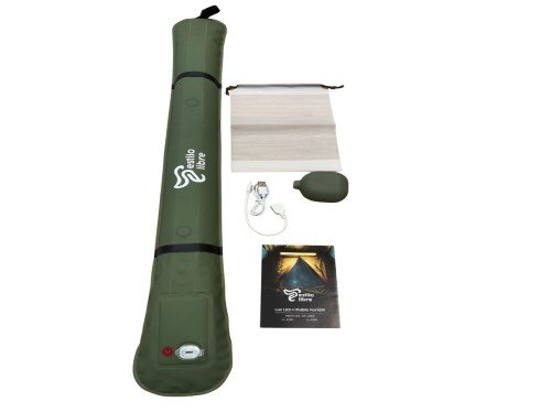 Tubo Led Inflable Estilo Libre 86 Cm Carga Usb Fría Y Cálida Verde