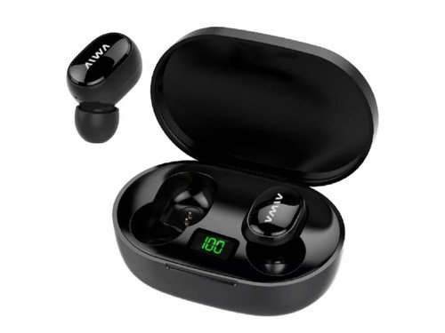 Auriculares In-ear Inalámbrico Aiwa Twa-70n Bluetooth Negro