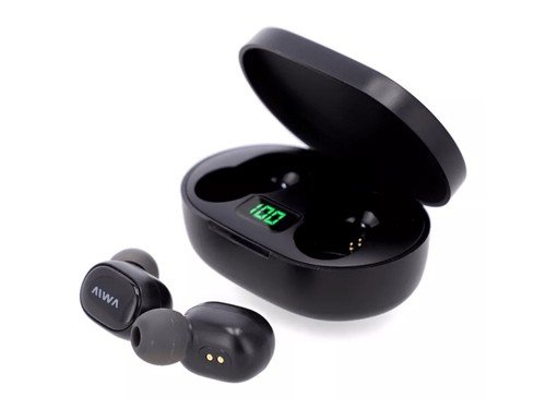 Auriculares In-ear Inalámbrico Aiwa Twa-70n Bluetooth Negro