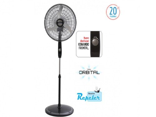 VENTILADOR DE PIE VVPC-20B 20" PARRILLA CROM COMANDO FRONTAL A LILIANA