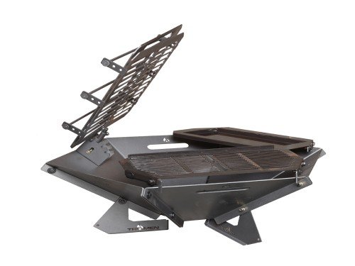 Asador Tromen Novecento Con Cruz, Parrilla y Plancha Negro