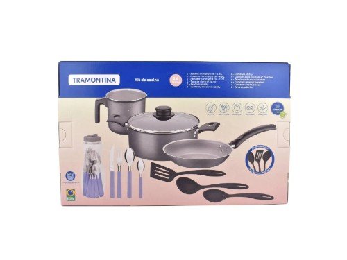 Batería de Cocina Tramontina Turim 24 Piezas