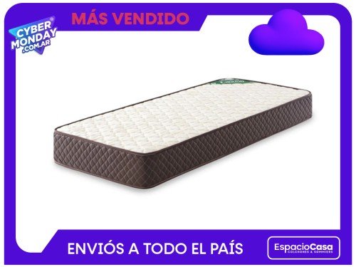 Colchon 1 Plaza Cannon Especial Lujo Espuma