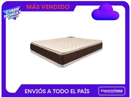 Colchón 2 Plazas Cannon Exclusive Pillow Top Espuma