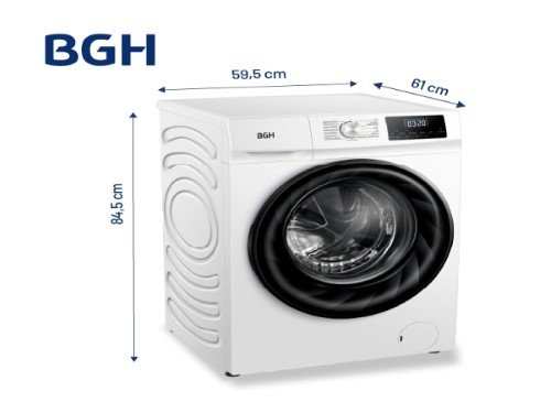 Lavasecarropas Bgh Inverter Blanco Bwdn10w25ar 10 Kg Blanco