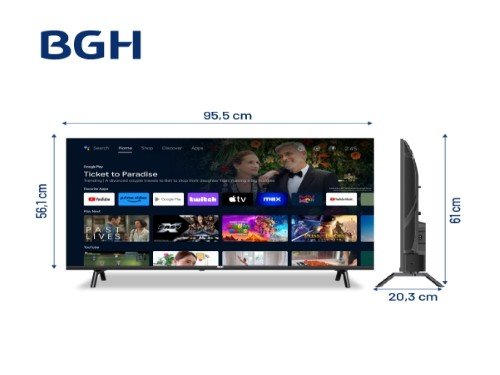 Smart TV LED 43" Full HD BGH ANDROID B4325FS5A