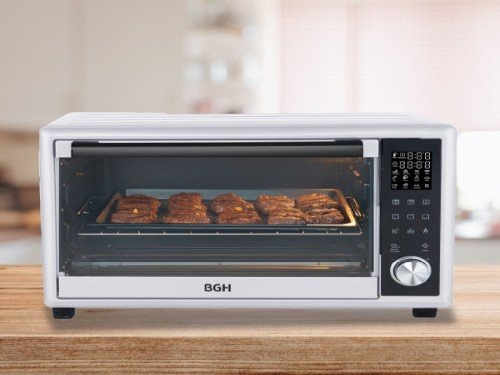 Horno Eléctrico BGH 46 Litros Digital Blanco BHE46DB25I