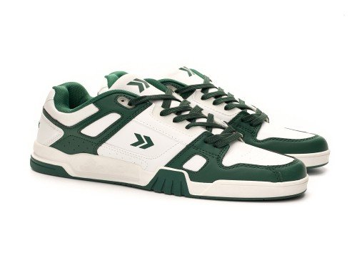 Zapatilla Acordonada Urbanas Blanco Verde de Hombre Emmet Atomik