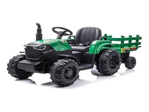 Tractor c/Acoplado a Batería Verde CN-SHJ7000A