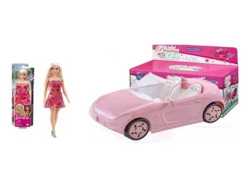Combo Auto Princess 711b + Muñeca T7439 Original Mattel