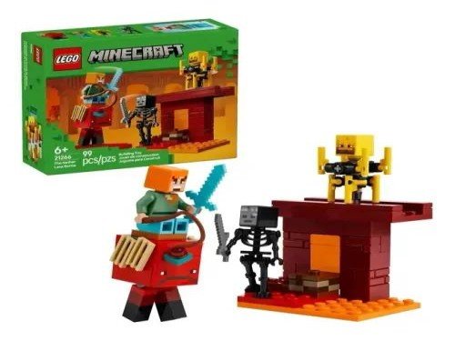 LEGO Minecraft La Batalla de Lava del Inframundo 21266