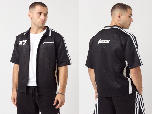 Camisa  Deportiva Mc Olazik Negro Tascani