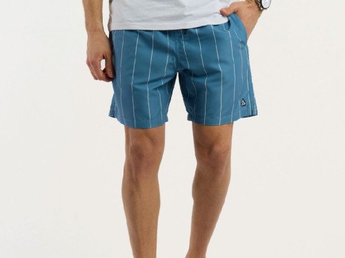 Short de baño bermuda Blow Stripe rayado elastizado Kevingston