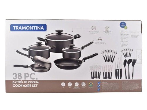 Batería de Cocina Tramontina Loreto 38 Piezas