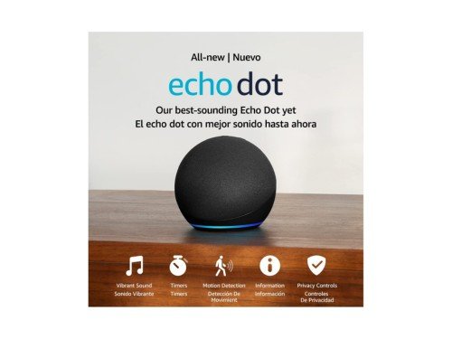 Amazon Echo Dot 5th Generación Con Asistente Virtual Alexa - Negro