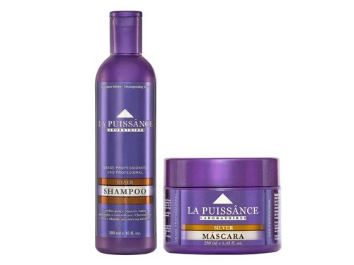 La Puissance Kit Silver Matizador Shampoo + Máscara Rubios
