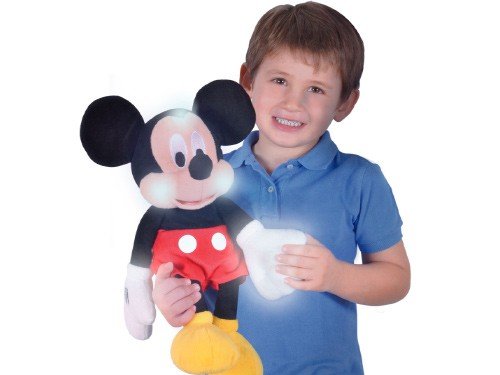Muñeco Velador Plush Mickey Club House Mickey Con Luz Disney
