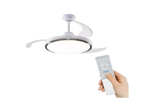 VENTILADOR DE TECHO VTRDC-425 C/LUMINARIA BLANCO PEABODY