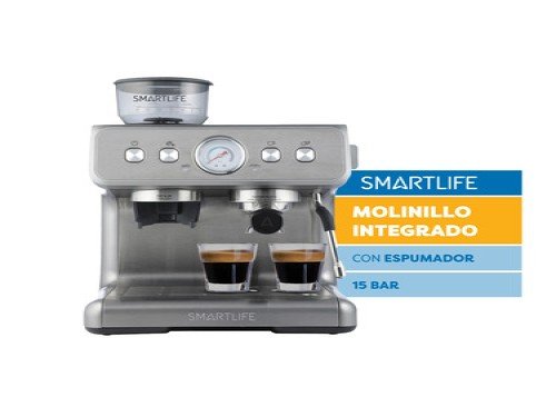 Cafetera Expreso con Molinillo ECG5020 Smartlife
