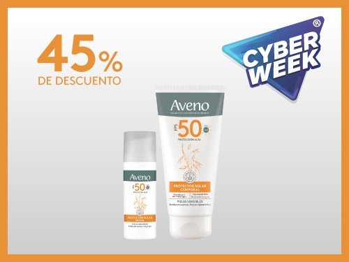 Kit Aveno Proteccion Solar Facial y Corporal Piel Sensible