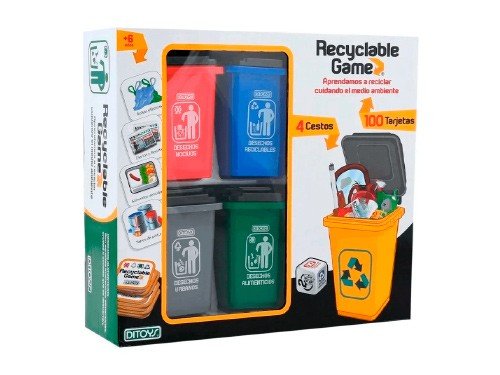 Recyclable Game Juego De Mesa Aprendé a Reciclar Ditoys