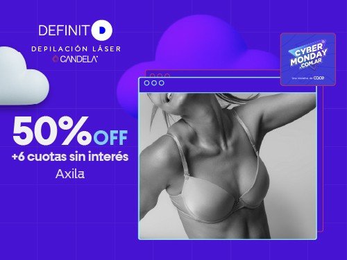 Depilación Laser. 6 sesiones en Axilas