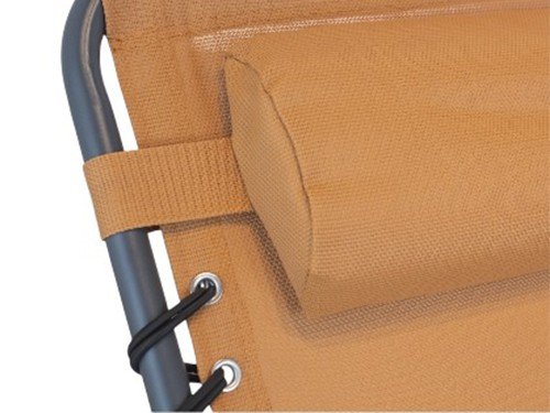 Set por 2 Reposeras de Acero Nápoles terracota