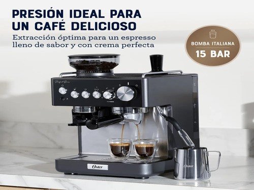 Cafetera Espresso Perfect Brew 15 Bares BVSTEM7301-054 Oster
